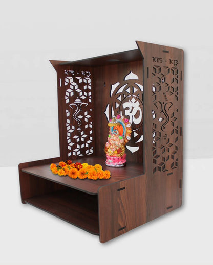 Classic Design Mandir Shelf for Home | 15 x 12 x 18 inches