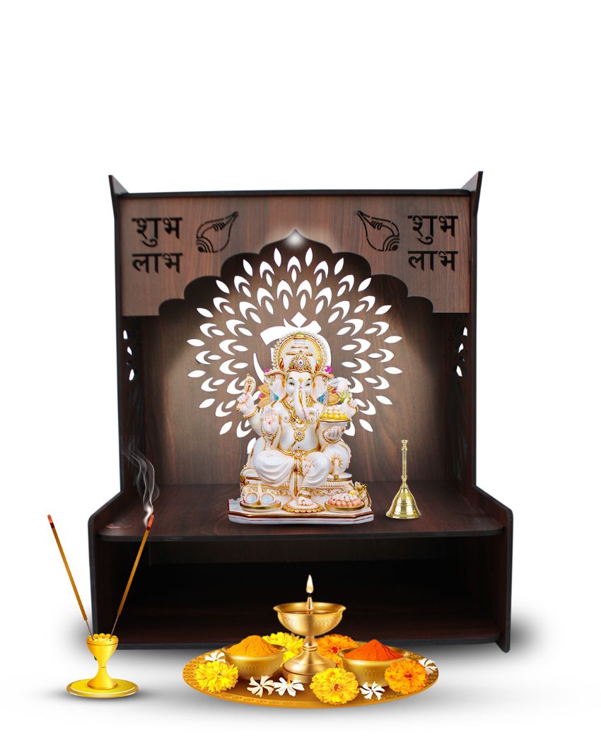 Beautiful Divine Mandir Shelf for Home | 15 x 12 x 18 inches