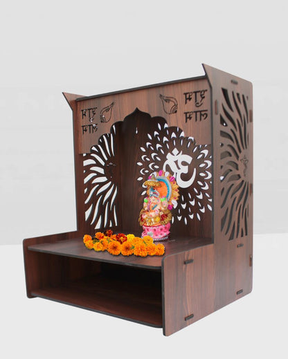 Beautiful Divine Mandir Shelf for Home | 15 x 12 x 18 inches