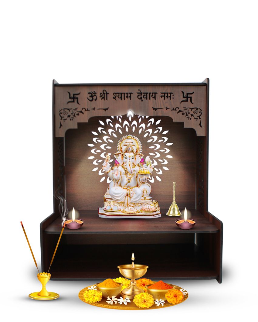 Graceful Mandir Shelf for Home | 15 x 12 x 18 inches