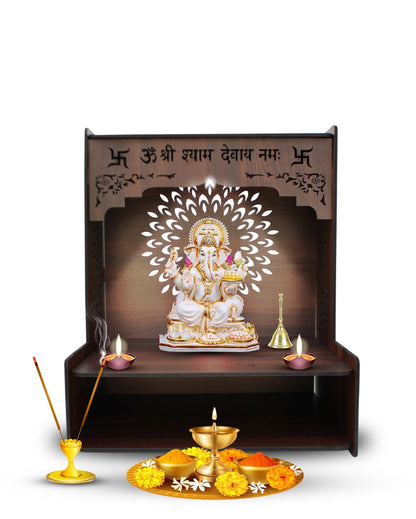 Graceful Mandir Shelf for Home | 15 x 12 x 18 inches