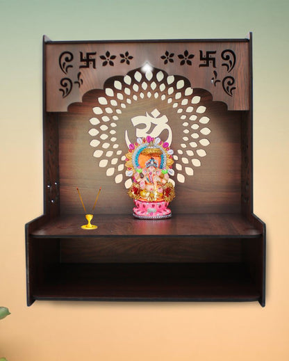 Beautiful Traditional Mandir Shelf for Home | 15 x 12 x 18 inches