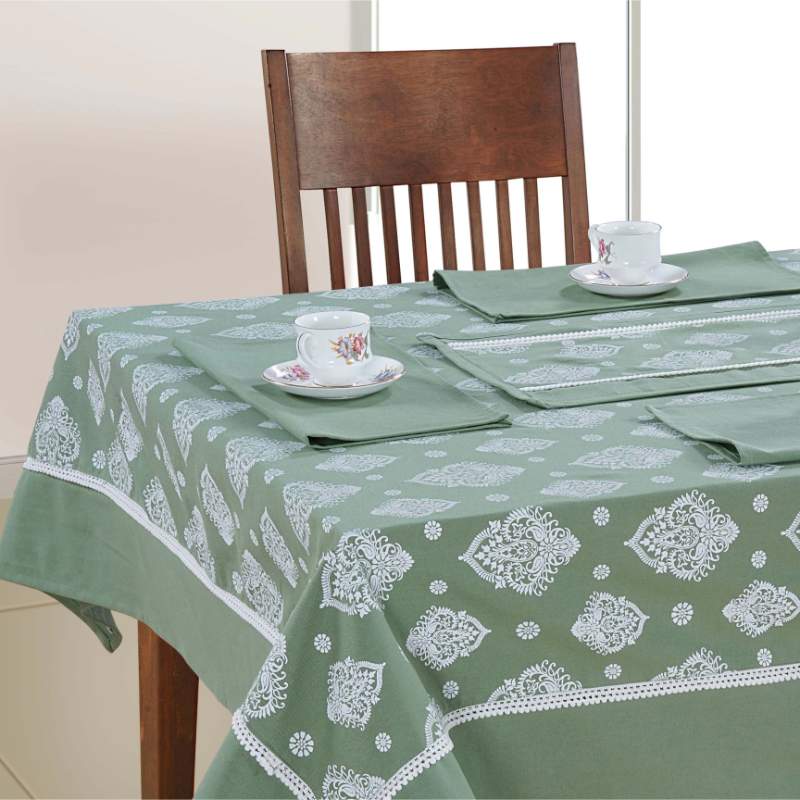 Combo Set Dinning Table Runner with Napkins Default Title