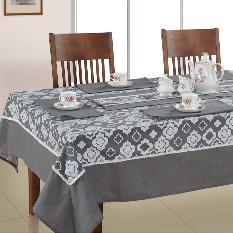 Combo Set Green Dinning Table Runner with Napkins Default Title