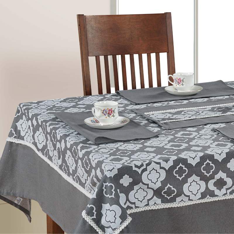 Combo Set Green Dinning Table Runner with Napkins Default Title