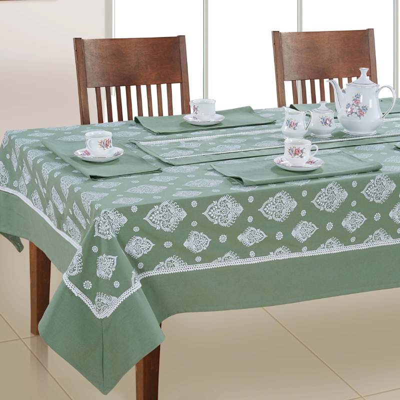 Combo Brown Dinning Table Runner with Napkins Default Title