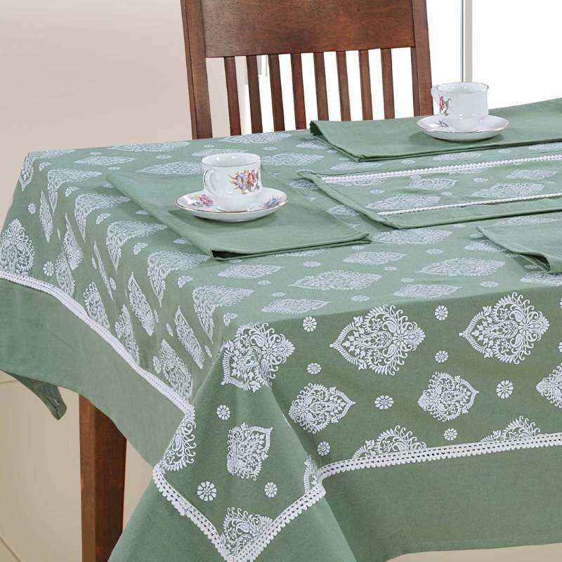 Combo Brown Dinning Table Runner with Napkins Default Title