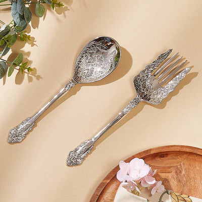 Celestial Silver Salad Server Default Title