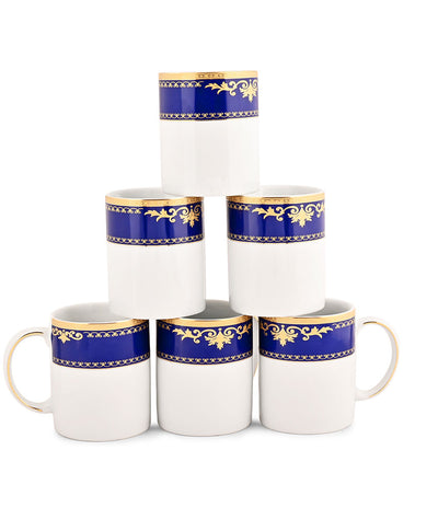 Cálido Porcelain Coffee Mugs | Set of 6