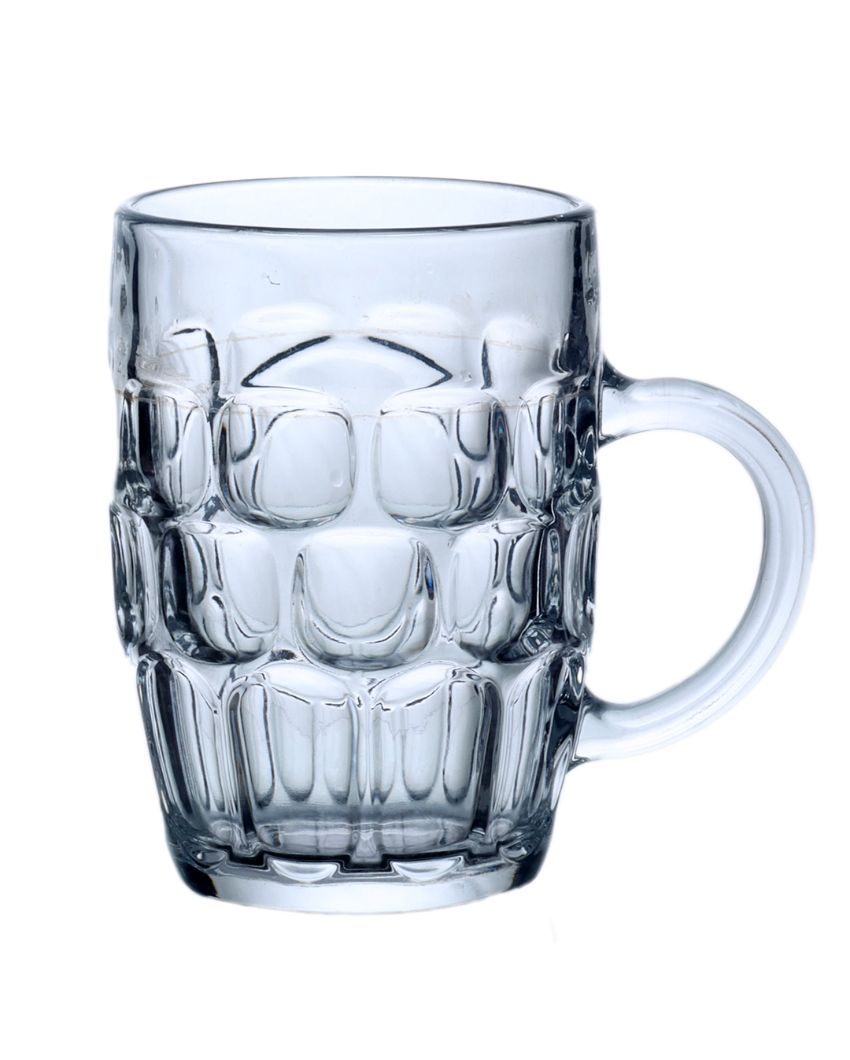 Transparent Beer Mugs | Set of 2 | 600ml