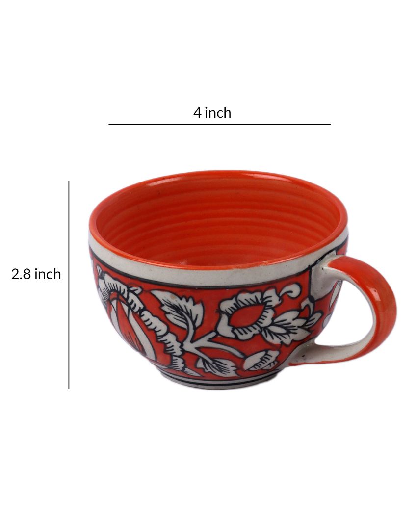 Multicolor Mugals Printed Soup Mugs | Set Of 2 | 200Ml