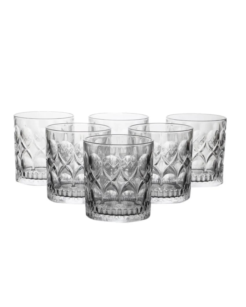 Oxford Shaped Juice Glass | 220 ml | Set of 6