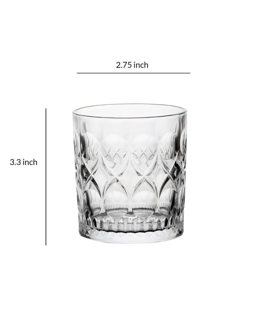 Oxford Shaped Juice Glass | 220 ml | Set of 6