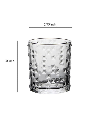 Dotted Juice Glass | 220 ml | Set of 6