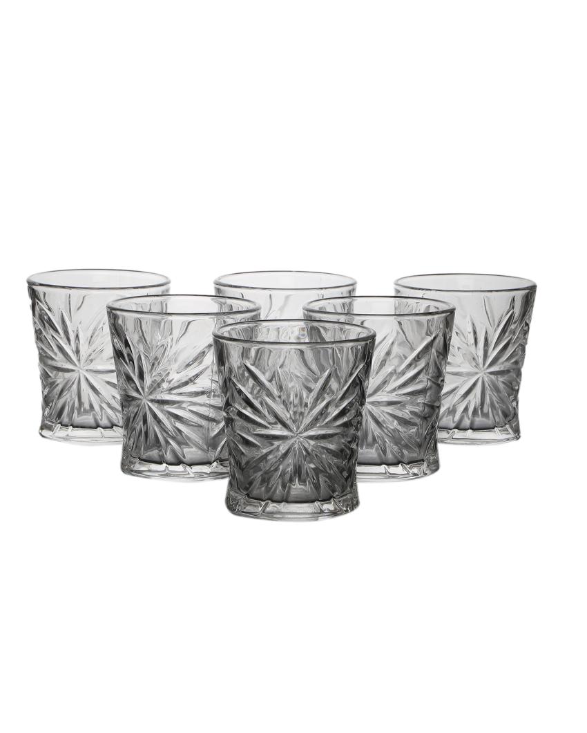 Flower Shaped Juice Glass | 250 ml | Set of 6