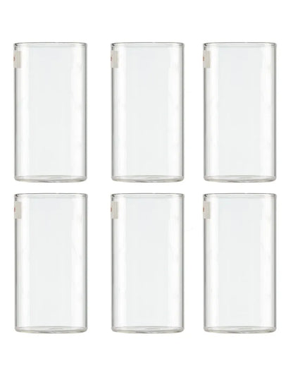 Simple Transparent Water & Juice Glasses | Set Of 6 | 300Ml