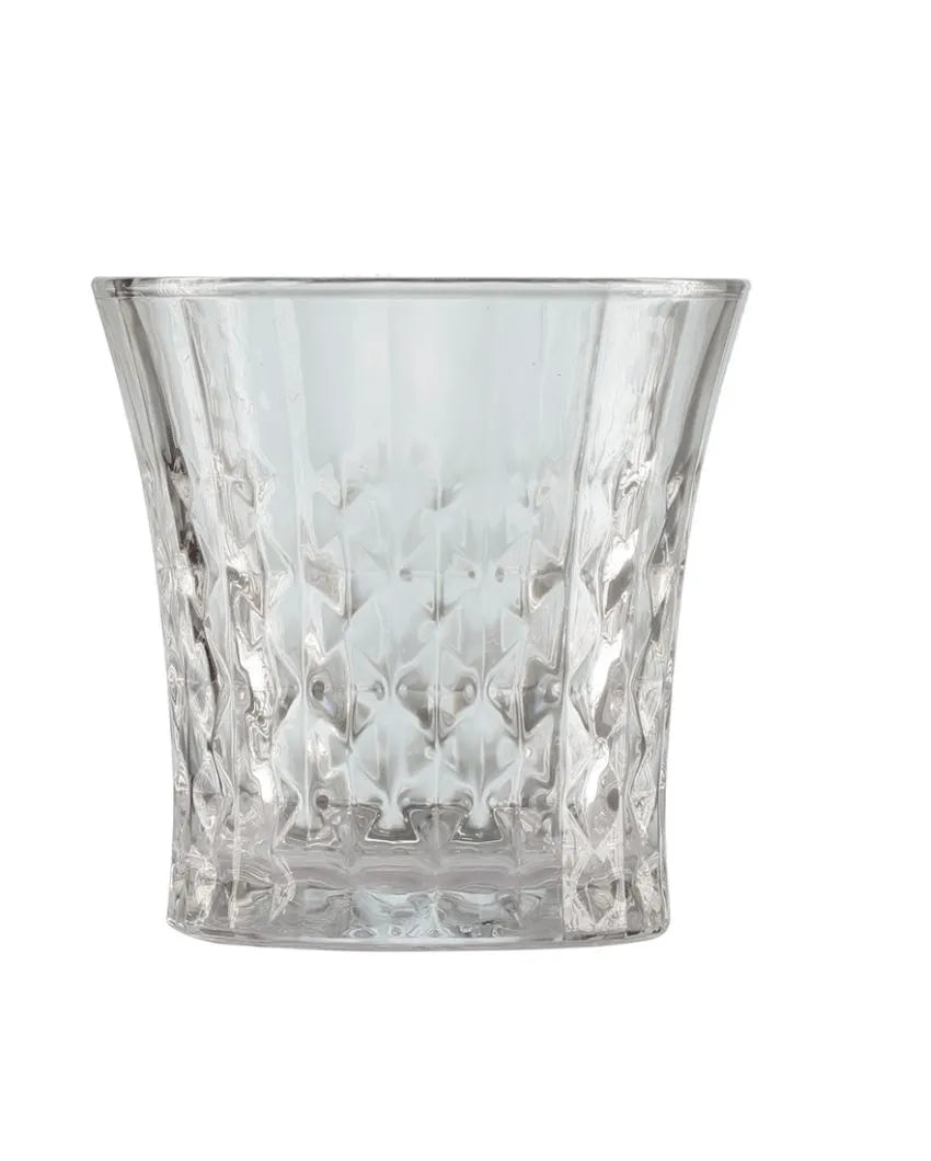 Liner Designed Whiskey Glasses | Set Of 6 | 300Ml