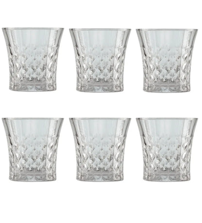 Liner Designed Whiskey Glasses | Set Of 6 | 300Ml