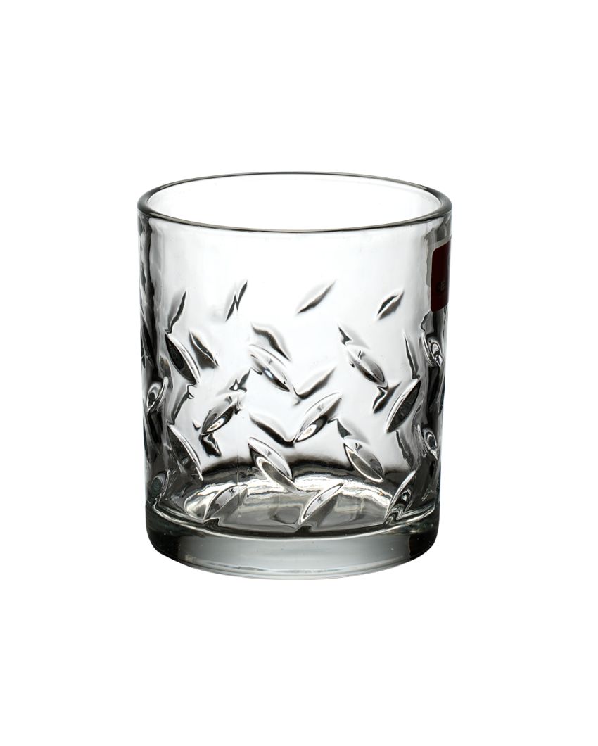 Leaf Cut Shaped Water & Juice Glasses | Set Of 6 | 220Ml