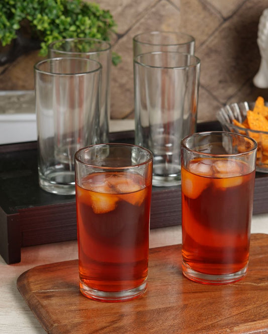 High Ball Water Juice Glasses | Set OF 6 | 280 Ml