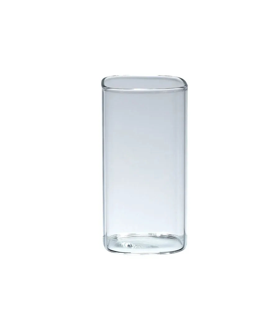 Square Shaped Water Juice Glasses | Set Of 6 | 260 Ml