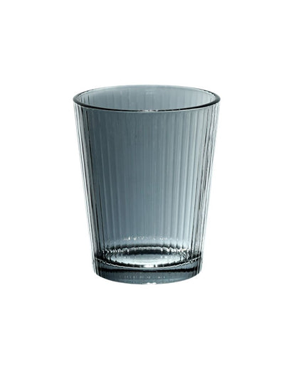 Lined Grey Colored 6 Glasses With 1 Jug
