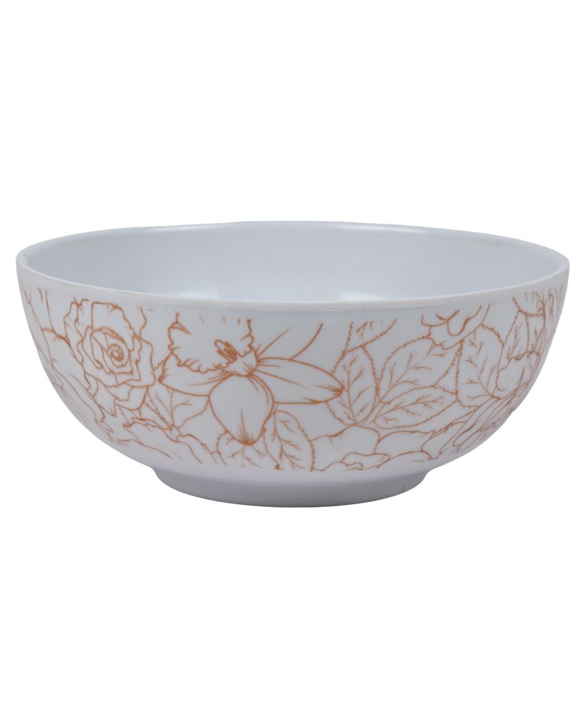 White Melamine Serving Bowls | Set Of 2