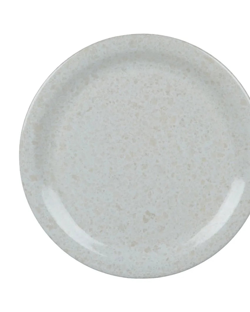 White Marble Designed Melamine Dinner Set | Set Of 18 Pcs