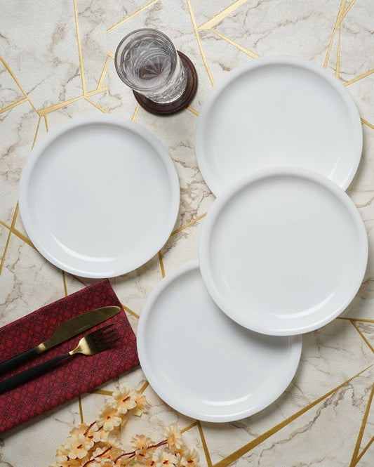 Acrylic Quarter Dinner Plates | Set Of 6