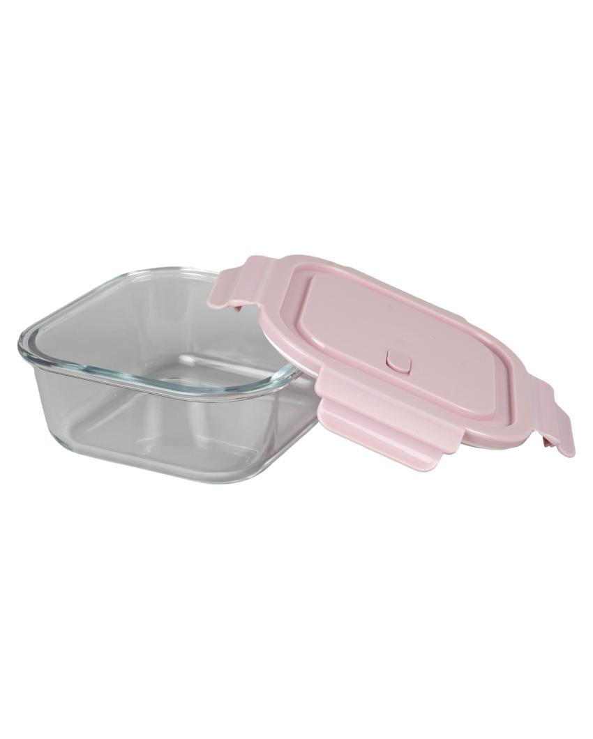 Square Shaped Glass Lunch Box | 800 ml