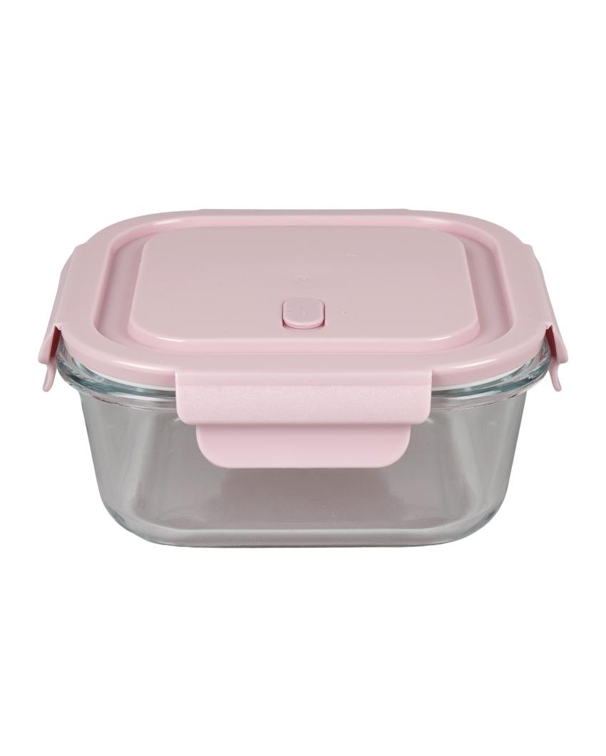 Square Shaped Glass Lunch Box | 800 ml