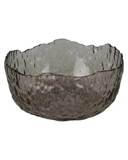 Black Glass Serving Bowls | Set of 3