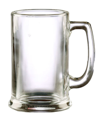 Transparent Solid Beer Mugs | Set of 2 | 500ml