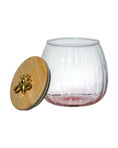 Borosilicate Dry Fruit Serving Jars Set | Pack of 3