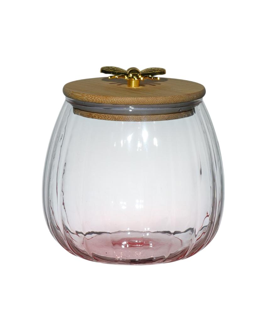 Borosilicate Dry Fruit Serving Jars Set | Pack of 3