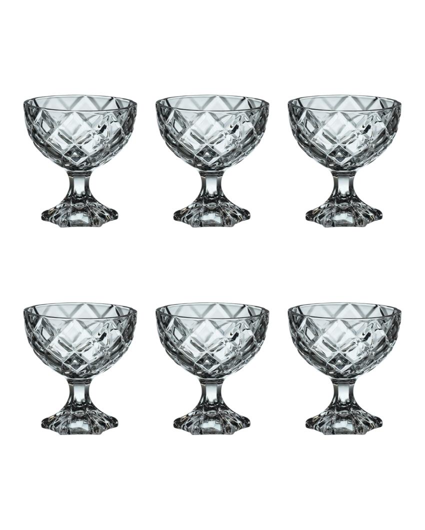 Unique Transparent Cocktail Glasses | Set of 6 | 155ml