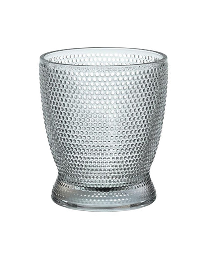 Transparent Dotted Designed Water & Juice Glass | Set of 6 | 255ml