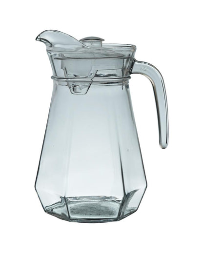 Liner Shaped Designed Transparent Water Jug | 4 x 8 inches | 1250ml