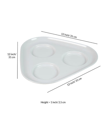 Practical Melamine Airtight Storage Bowls With Tray | Pack of 4