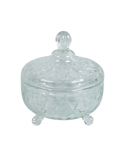 Modern Brick Shaped Glass Serving Bowls | Set of 2 | 200ml