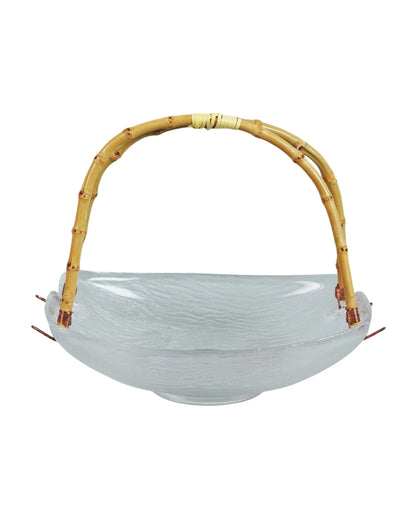 Sleek Rectangular Glass Serving Bowl | Set of 1 | 400ml