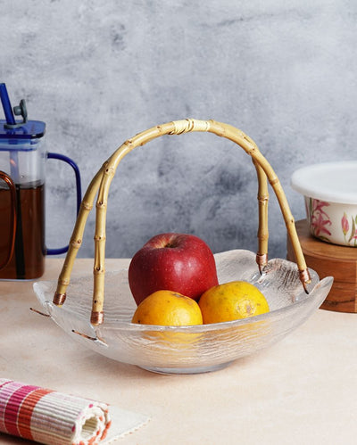Sleek Rectangular Glass Serving Bowl | Set of 1 | 400ml