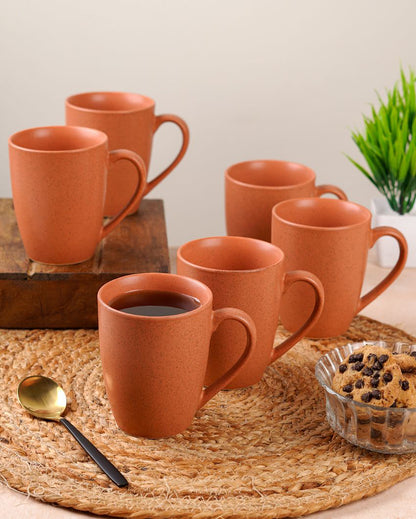 Vibrant Ceramic Coral Textured Glossy Mugs | 300ml