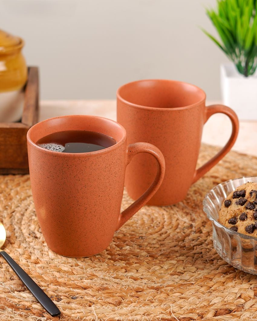 Vibrant Ceramic Coral Textured Glossy Mugs | 300ml