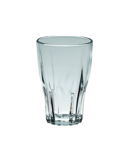 Elegant Lotus Cut Design Water Glass | 200ml | Set of 6 | 200ml