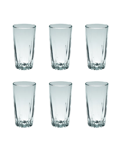 Classic Tall Clear Long Water Glass | Set of 6 | 300ml