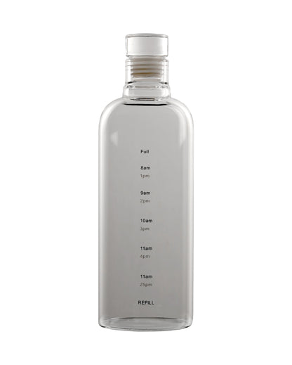 Classic Vibe Narrow Opening Glass Bottle | Set of 2 | 700ml
