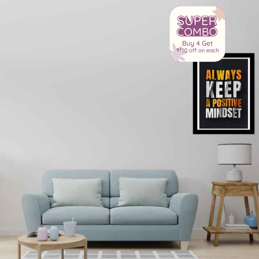 Room Revival Acrylic Quote Wall Art Frame | 10 x 14 inches