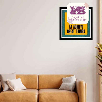 Dream Decor Delight Acrylic Wall Art Frame | 12 x 12 inches