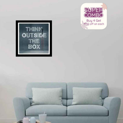 Mindset Momentum Acrylic Wall Art Frame | 12 x 12 inches